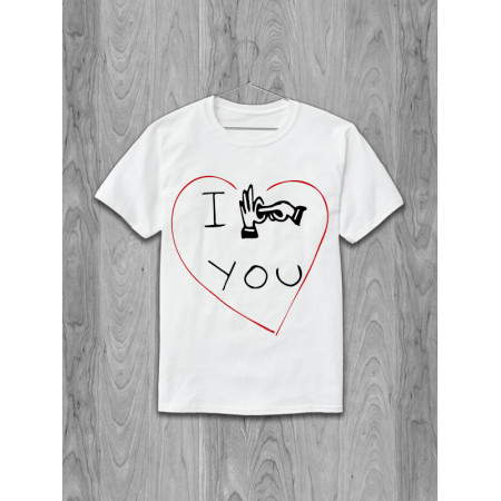 Tricou te iubesc din bumbac